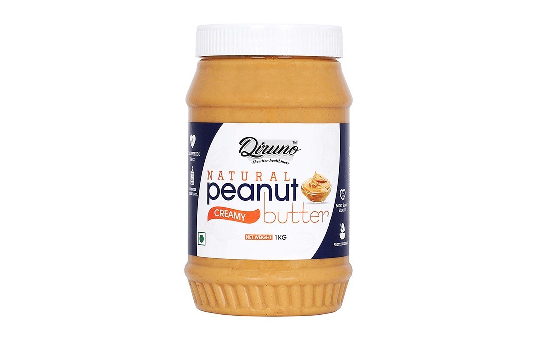 Diruno Natural Peanut Butter Creamy   Plastic Jar  1 kilogram